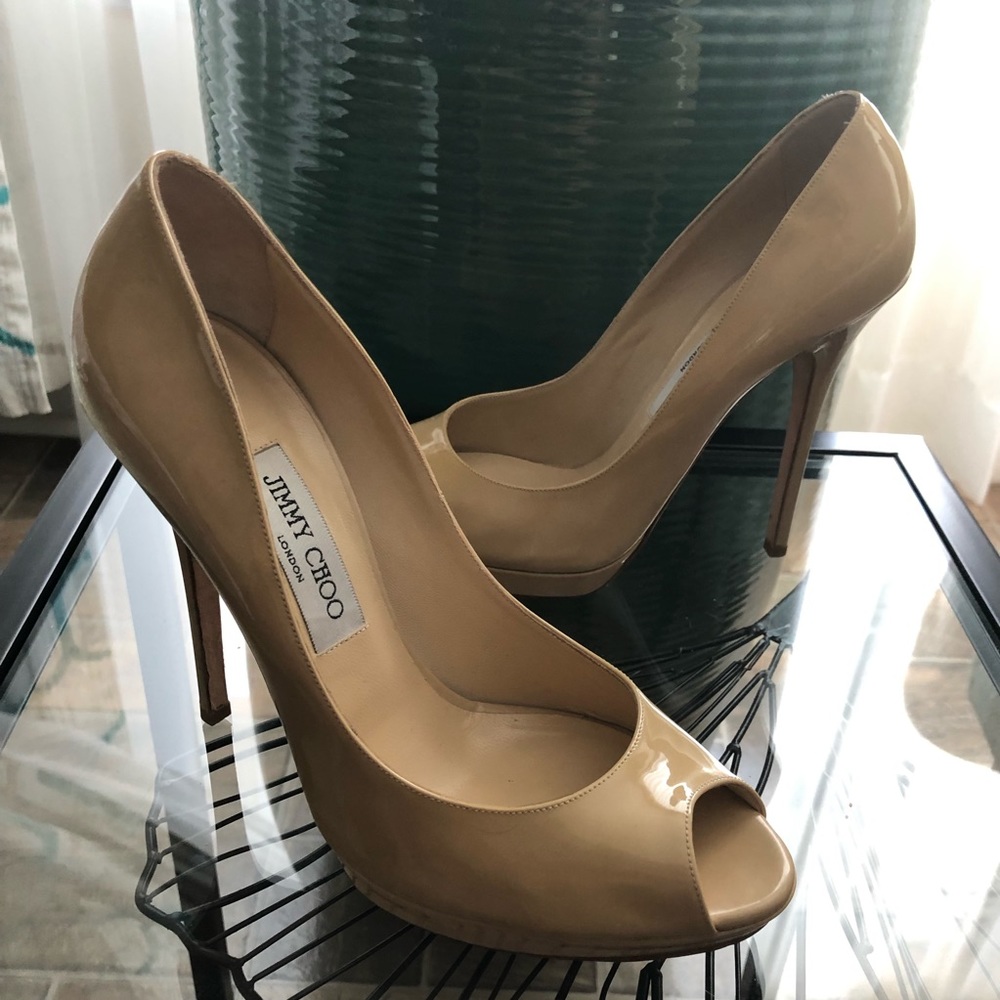 Jimmy Choo High Heels pump Shoes Peep Toe